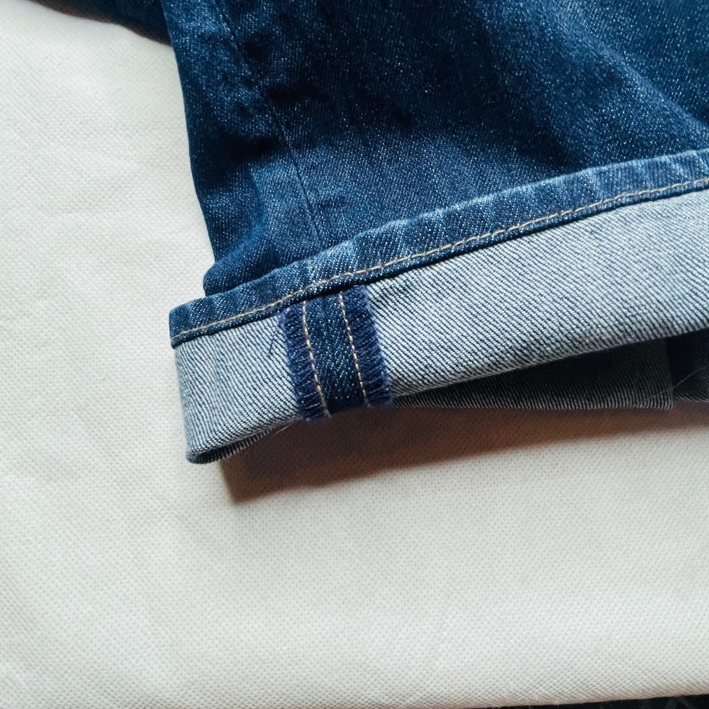 Bonobos Jeans Mens 40x32 Straight Leg USA Made Selvedge Dark Wash Denim - Picture 2 of 16
